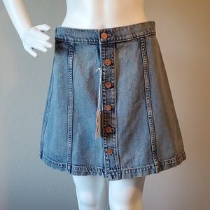 NWT Express Karlie Kloss denim mini
